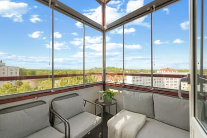 Balkong eller utsiktsbild