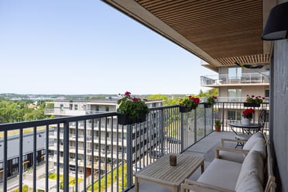 Balkong eller utsiktsbild