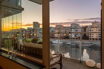 Balkong eller utsiktsbild