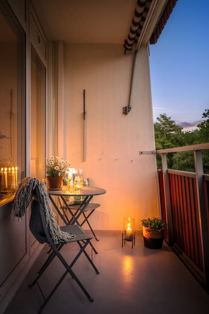 Balkong eller utsiktsbild