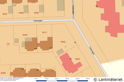 Illustrerad karta över fastigheten eller området