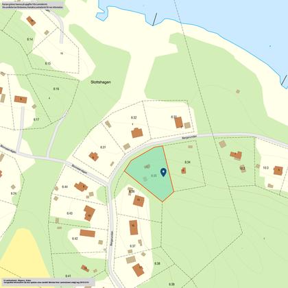 Illustrerad karta över fastigheten eller området