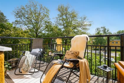 Balkong eller utsiktsbild