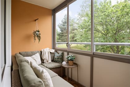 Balkong eller utsiktsbild