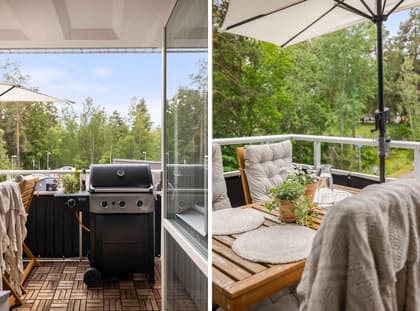 Balkong eller utsiktsbild