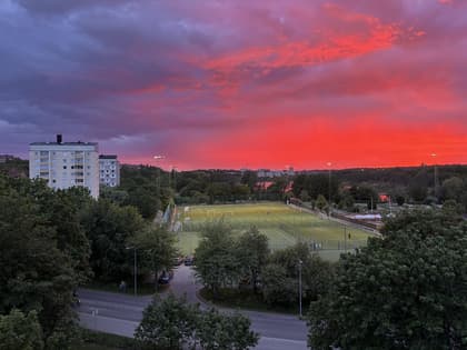 Balkong eller utsiktsbild
