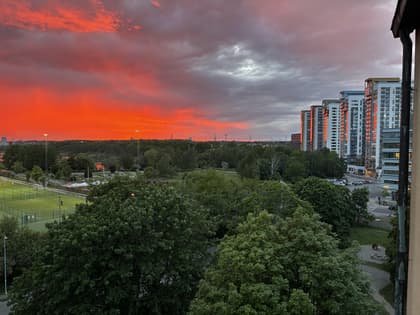 Balkong eller utsiktsbild