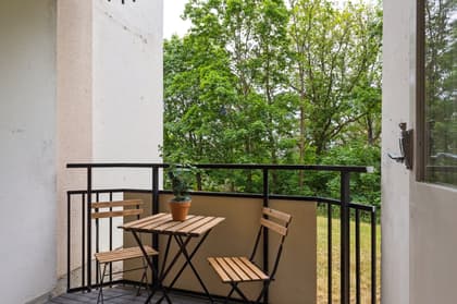 Balkong eller utsiktsbild