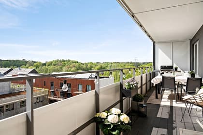 Balkong eller utsiktsbild