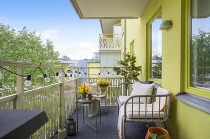 Balkong eller utsiktsbild