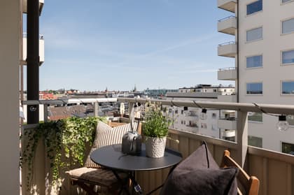 Balkong eller utsiktsbild