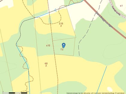 Illustrerad karta över fastigheten eller området