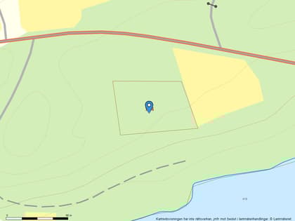 Illustrerad karta över fastigheten eller området