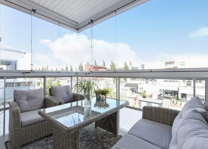 Balkong eller utsiktsbild