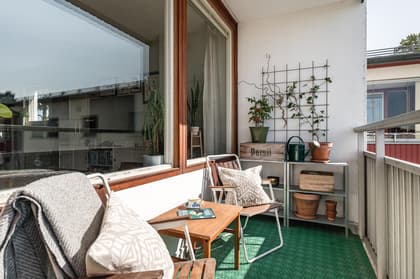 Balkong eller utsiktsbild