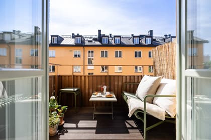 Balkong eller utsiktsbild