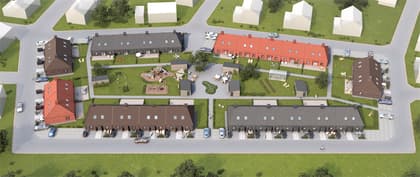 Illustrerad karta över fastigheten eller området