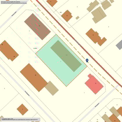 Illustrerad karta över fastigheten eller området