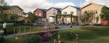 Fjärilshusen, Skälby