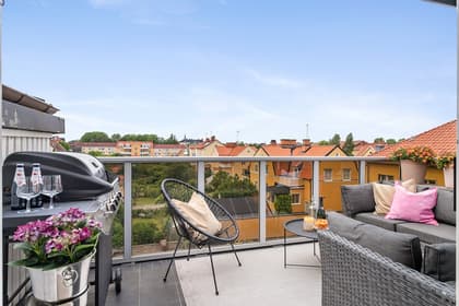 Balkong eller utsiktsbild