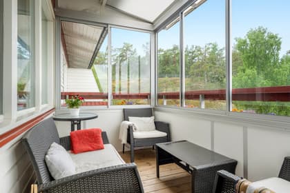 Balkong eller utsiktsbild