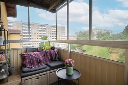 Balkong eller utsiktsbild