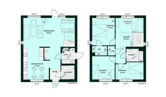 Fjärilshusen, Järfälla