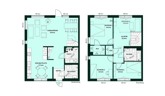 Fjärilshusen, Järfälla