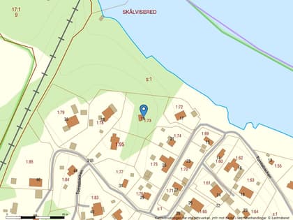 Illustrerad karta över fastigheten eller området