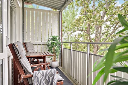 Balkong eller utsiktsbild