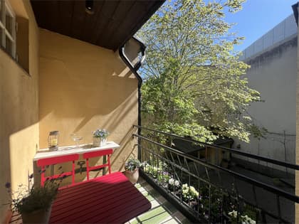 Balkong eller utsiktsbild