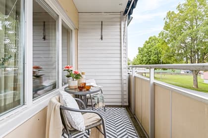 Balkong eller utsiktsbild