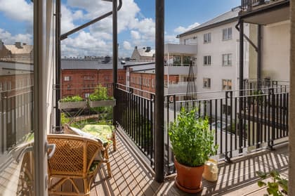 Balkong eller utsiktsbild