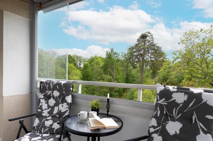 Balkong eller utsiktsbild