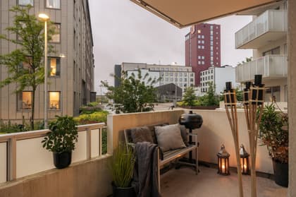 Balkong eller utsiktsbild