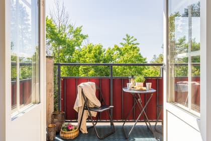 Balkong eller utsiktsbild