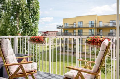 Balkong eller utsiktsbild