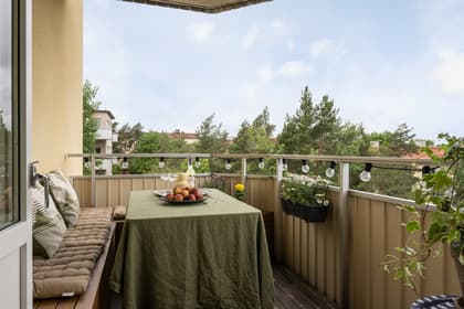 Balkong eller utsiktsbild