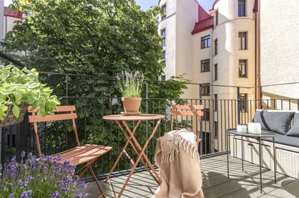 Balkong eller utsiktsbild