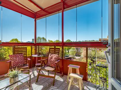 Balkong eller utsiktsbild