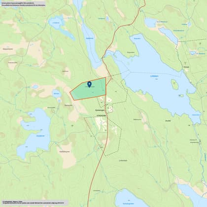 Illustrerad karta över fastigheten eller området