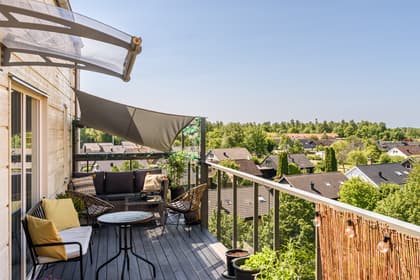 Balkong eller utsiktsbild