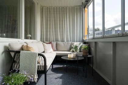 Balkong eller utsiktsbild