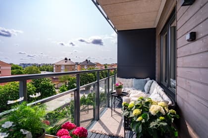 Balkong eller utsiktsbild