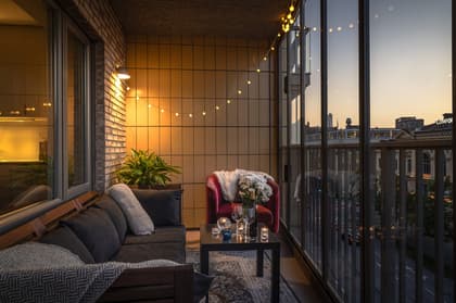 Balkong eller utsiktsbild