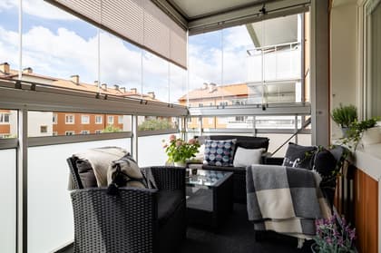 Balkong eller utsiktsbild