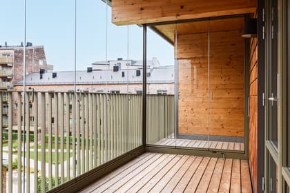 Balkong eller utsiktsbild