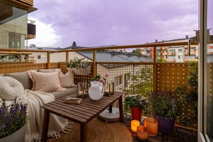 Balkong eller utsiktsbild