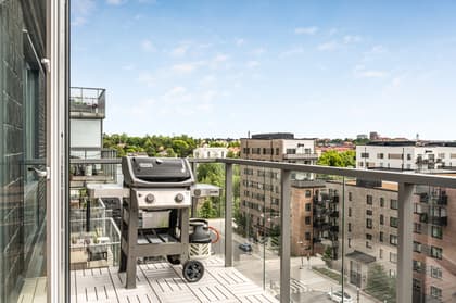 Balkong eller utsiktsbild