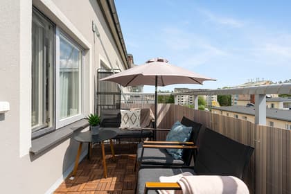 Balkong eller utsiktsbild